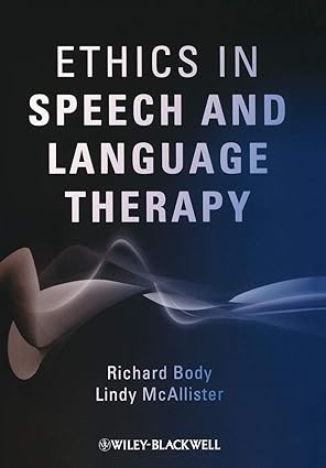 Ethics in Speech and Language Therapy - Orginal Pdf